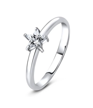 Star CZ Silver Rings SCR-5-04